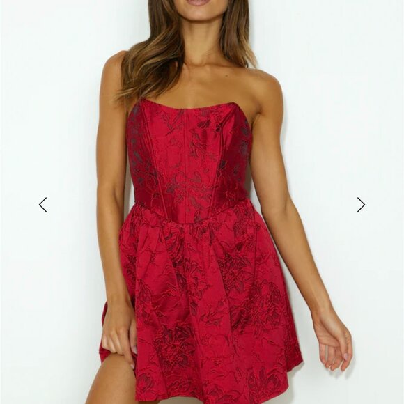 NWOT Revolve Corset Dress XS Embroidered - Picture 3 of 10